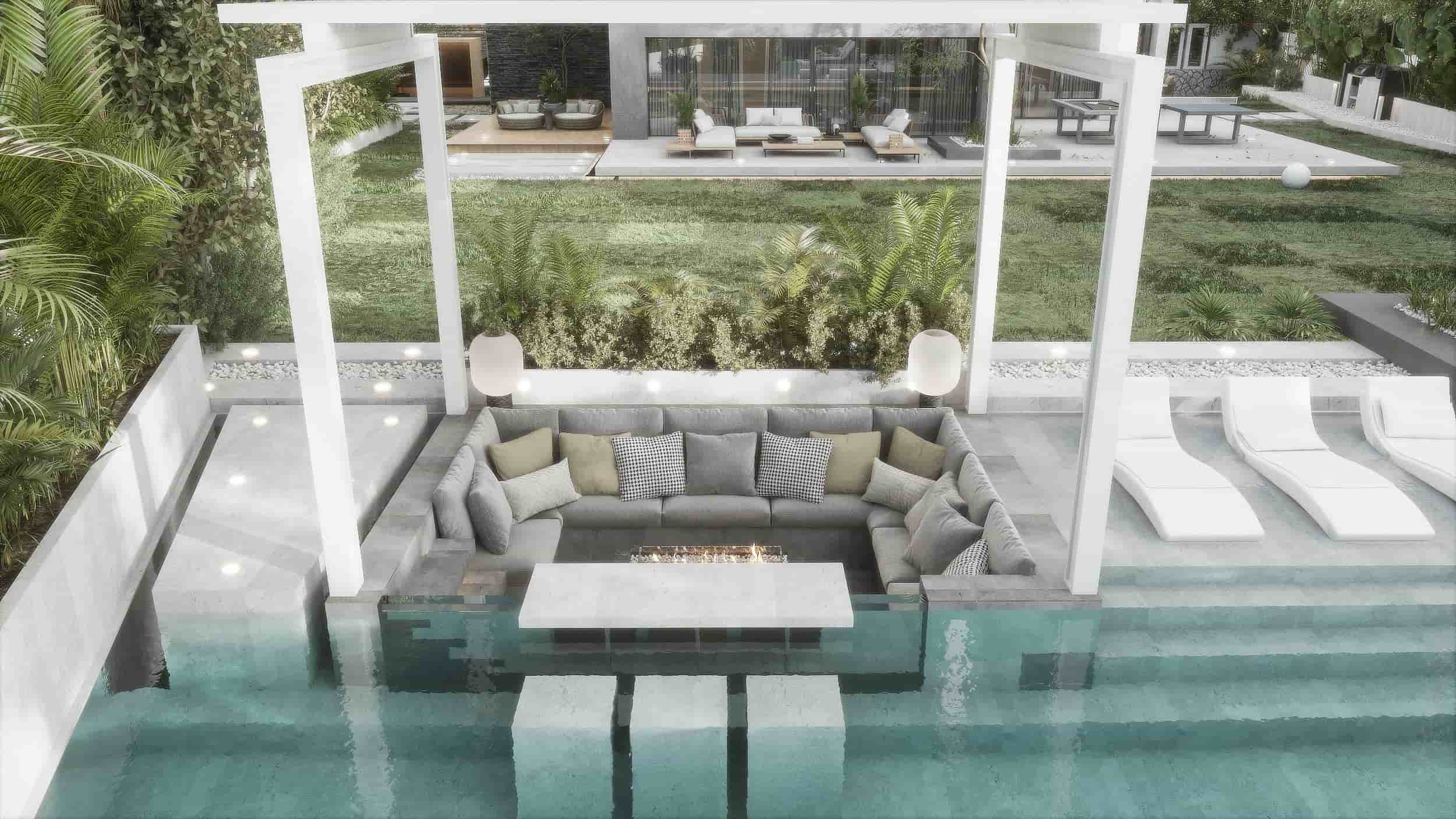 Hacienda Bay - Standalone villa lagoon view